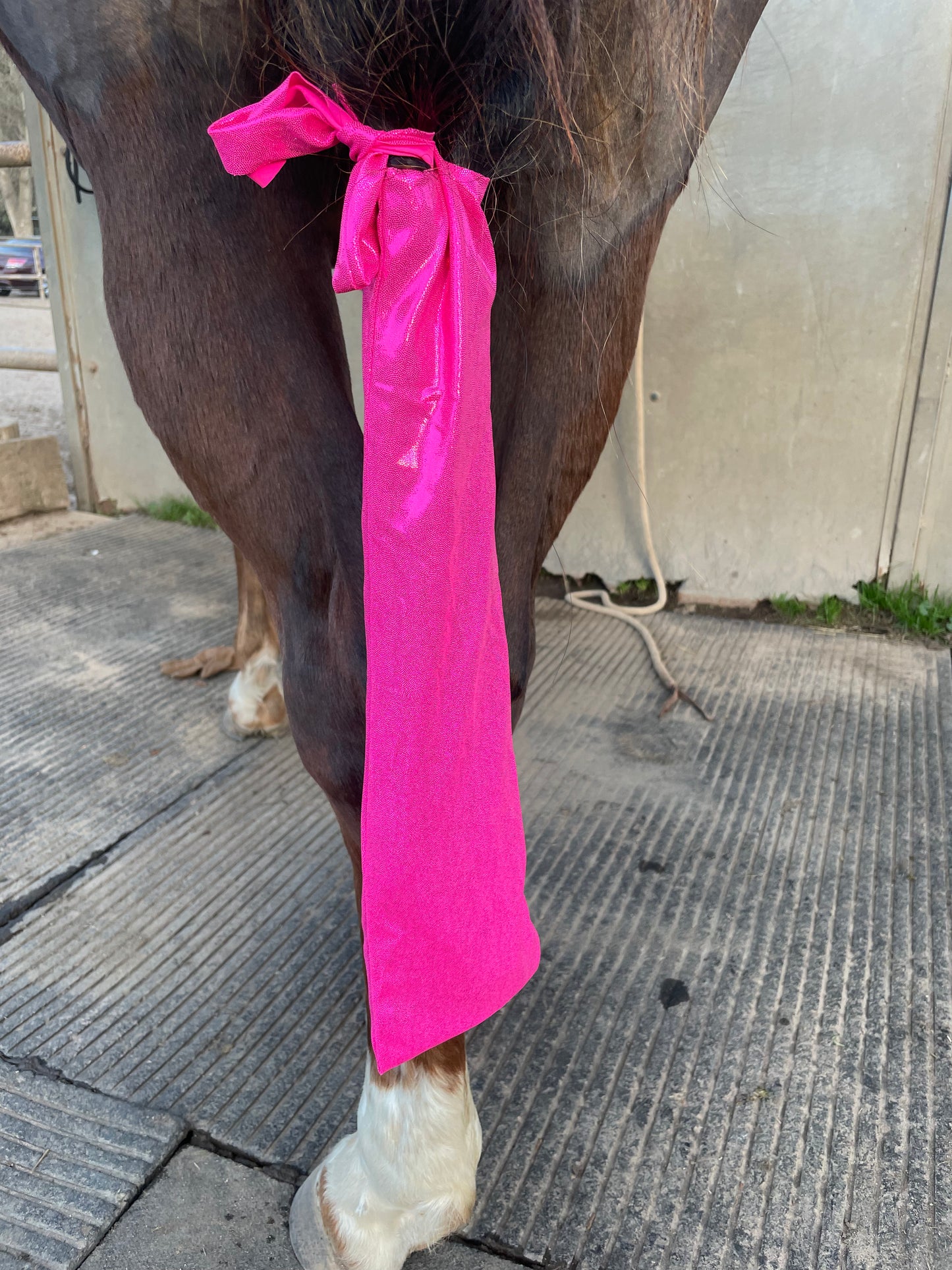 Metallic Hot Pink Tailbag