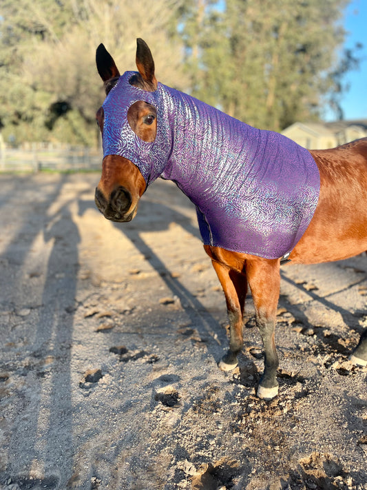 Purple Leopard Classic Sleazy Hood